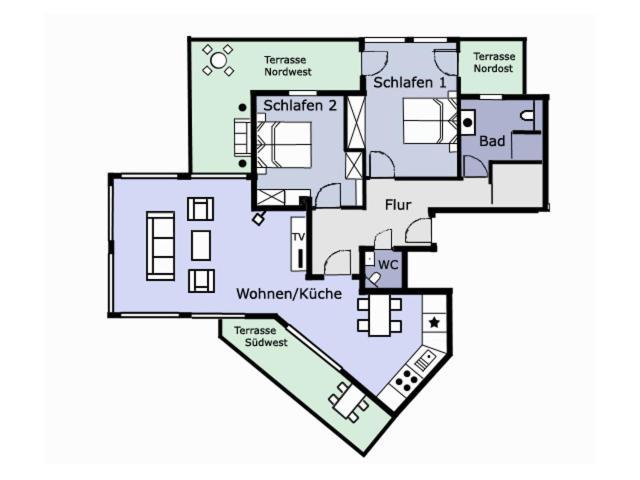 Appartement Meeresrauschen Baabe Eksteriør bilde